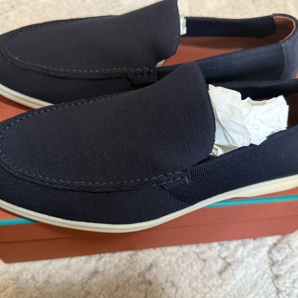 New Loro Piana Blue Loafers 44.5 (Size US 11.5) - Picture 7 of 9